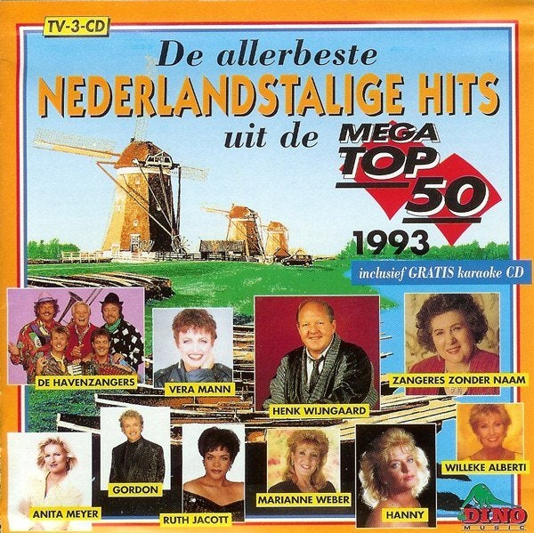 De Allerbeste Nederlandstalige Hits Uit De Mega Top 50 1993, Ophalen of Verzenden, Zo goed als nieuw, Pop, Album