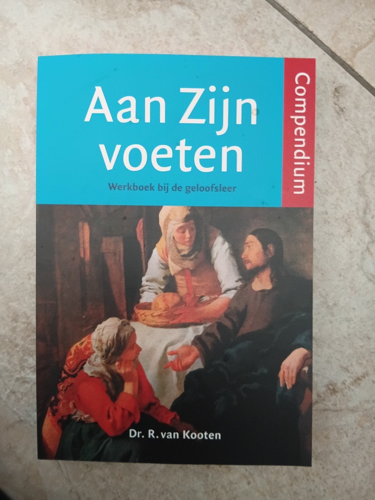 R. van Kooten - Compendium Aan Zijn voeten, Boeken, Godsdienst en Theologie, Ophalen of Verzenden, Zo goed als nieuw, R. van Kooten