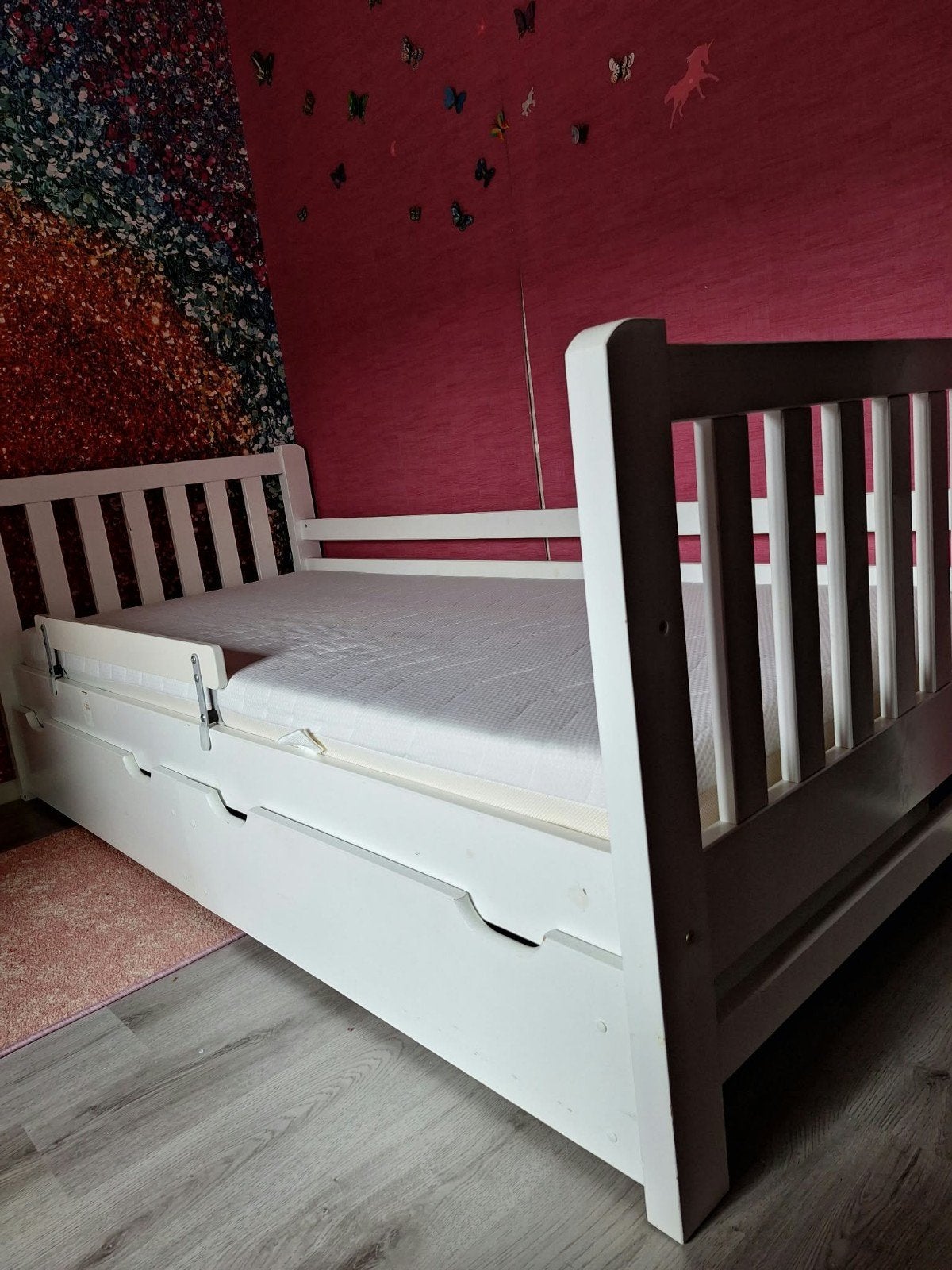 1 persoons ( kind ) bed, Kinderen en Baby's, 85 tot 100 cm, Gebruikt, 180 cm of meer, Ophalen