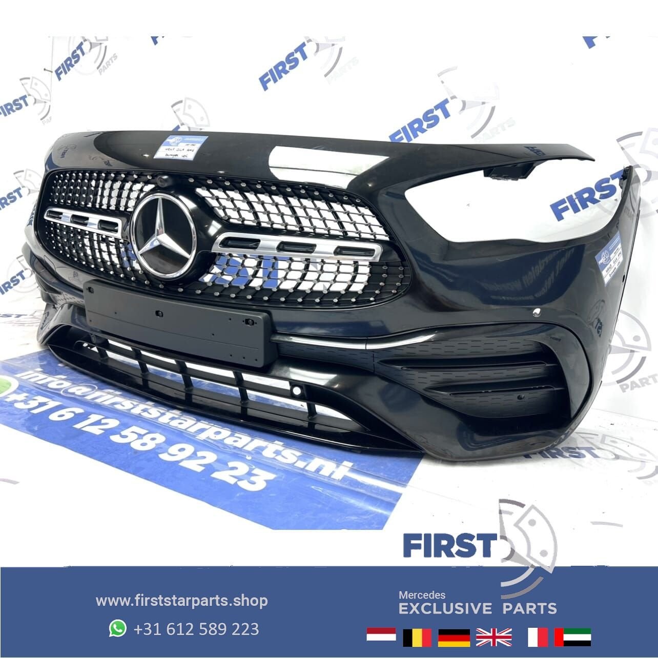 (W247) H247 GLA AMG BUMPER ZWART WIT GRIJS COMPLEET + DIAMON, Gebruikt, -, Voor, Ophalen of Verzenden