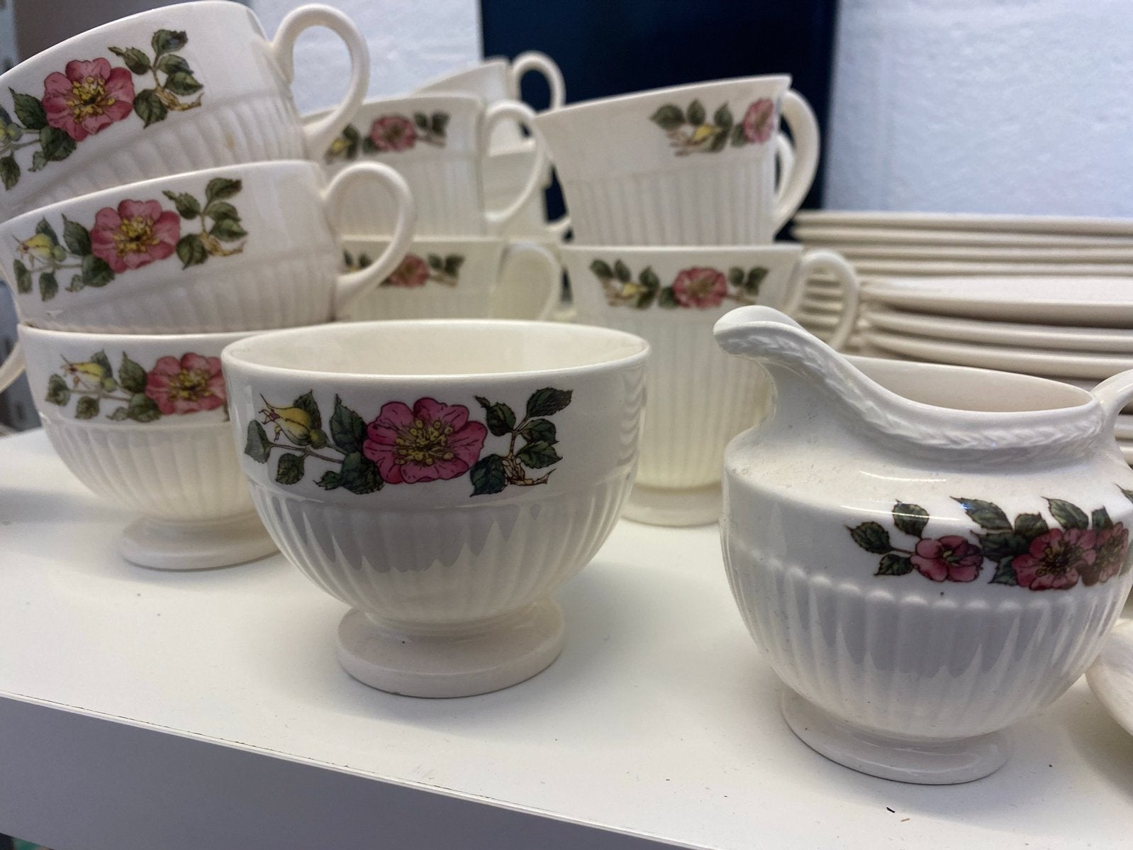 Wedgwood Briar Rose Servies - Vintage, Ophalen, Gebruikt, Vintage, Wedgwood