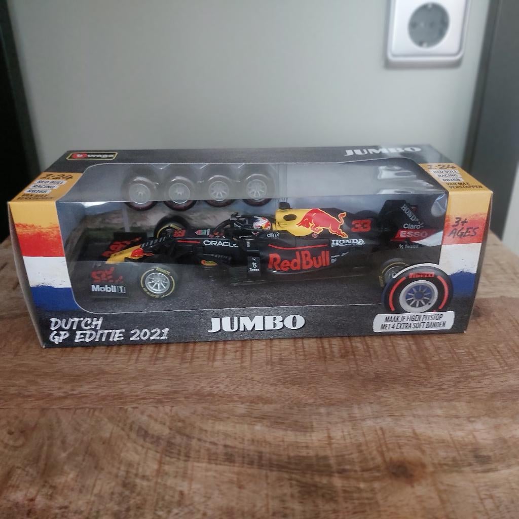 Bburago Redbull Dutch GP 2021 Max Verstappen, Verzamelen, Automerken, Motoren en Formule 1, Ophalen of Verzenden, Nieuw, Formule 1