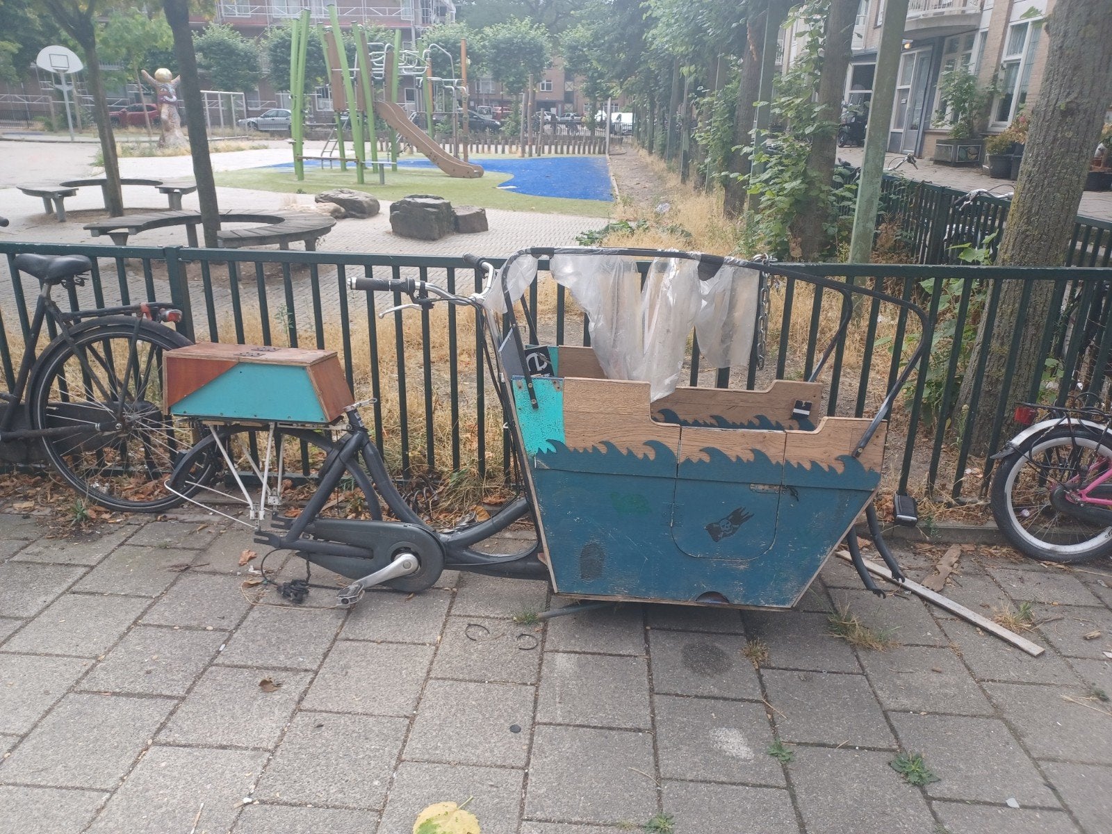 Gratis fietsonderdelen - Bakfiets (zonder wielen)), Ophalen, Gebruikt, Bakfiets, Overige typen
