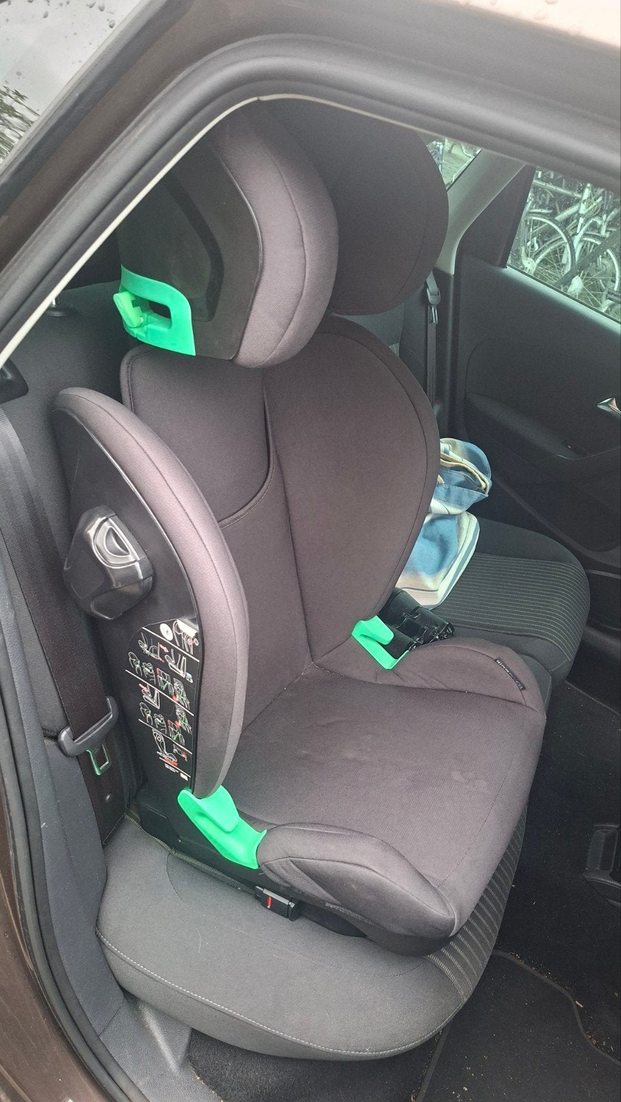 Kidsriver autostoel met Isofix - Zwart/Grijs, Kinderen en Baby's, Autostoeltjes, Ophalen