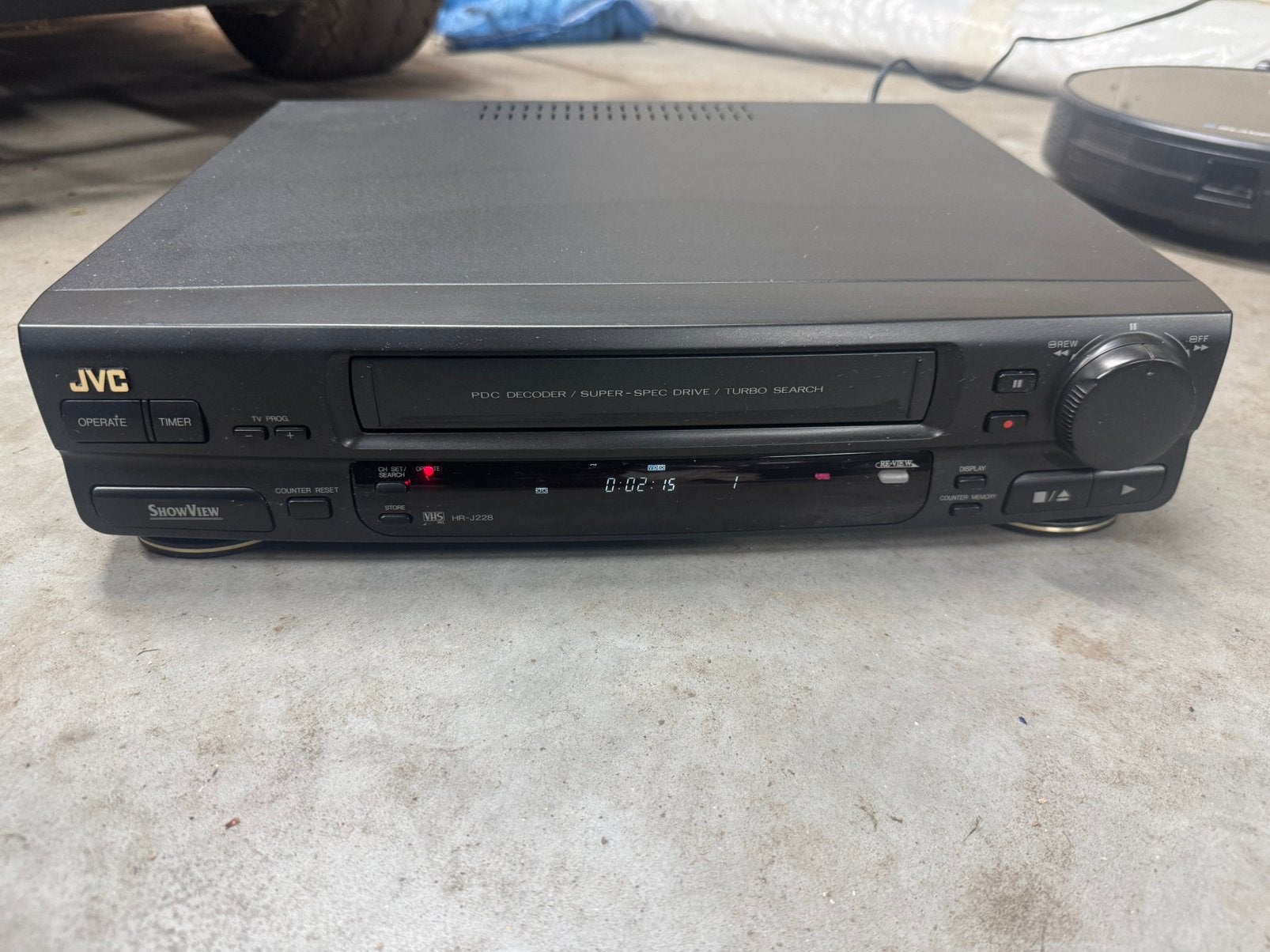Jvc HR-J228 video recorder VHS showview, Jvc, Ophalen of Verzenden, Zo goed als nieuw, Jvc