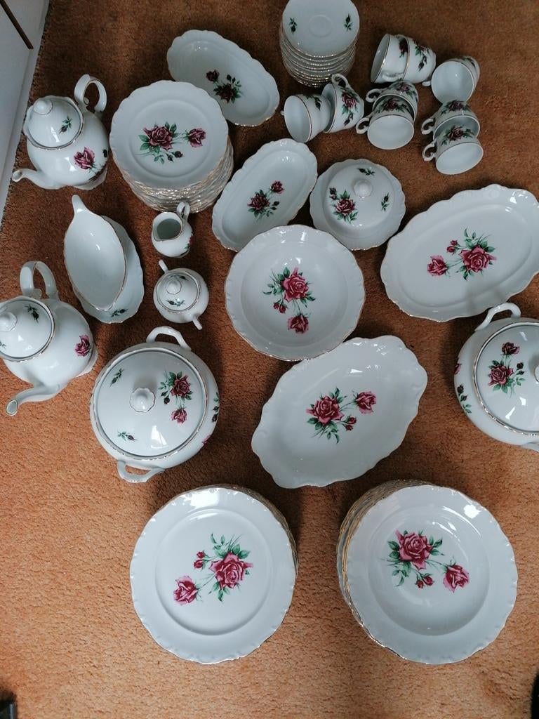 Vintage 65-delig servies Bavaria Schumann Arzberg, Ophalen, Overige typen, 125 cm of meer, Zo goed als nieuw