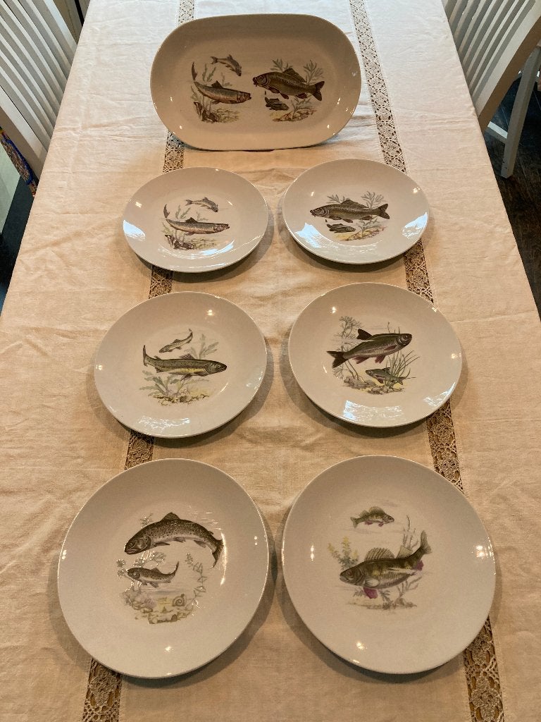Kahla visservies, Ophalen of Verzenden, Zo goed als nieuw, Overige stijlen, Overige typen