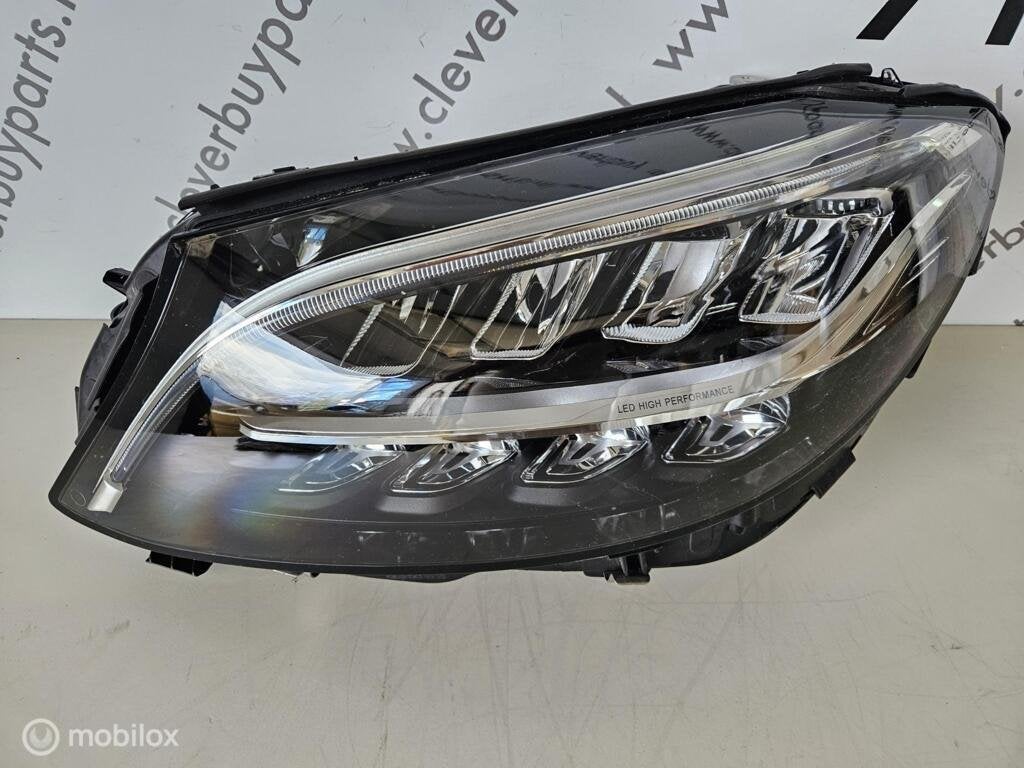Koplamp led origineel F.L  C-klasse W205 ('14->) A2057905, Gebruikt, Mercedes-Benz, Ophalen of Verzenden
