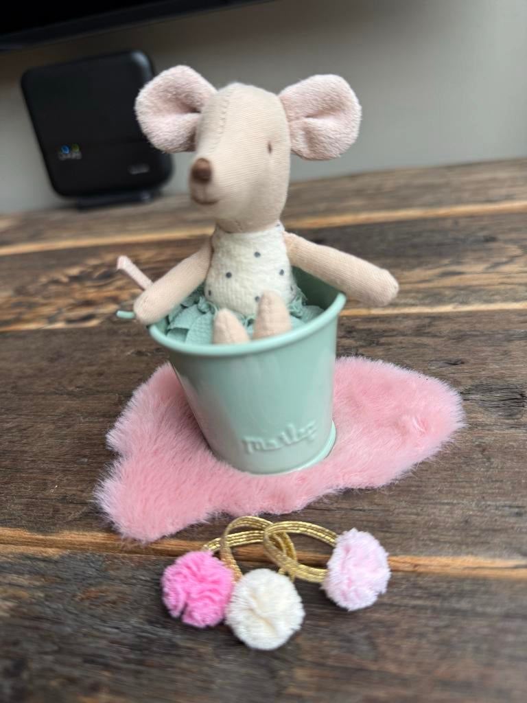 3 x Haarbandjes voor Maileg Muizen, Ophalen of Verzenden, Nieuw, Poppenhuis