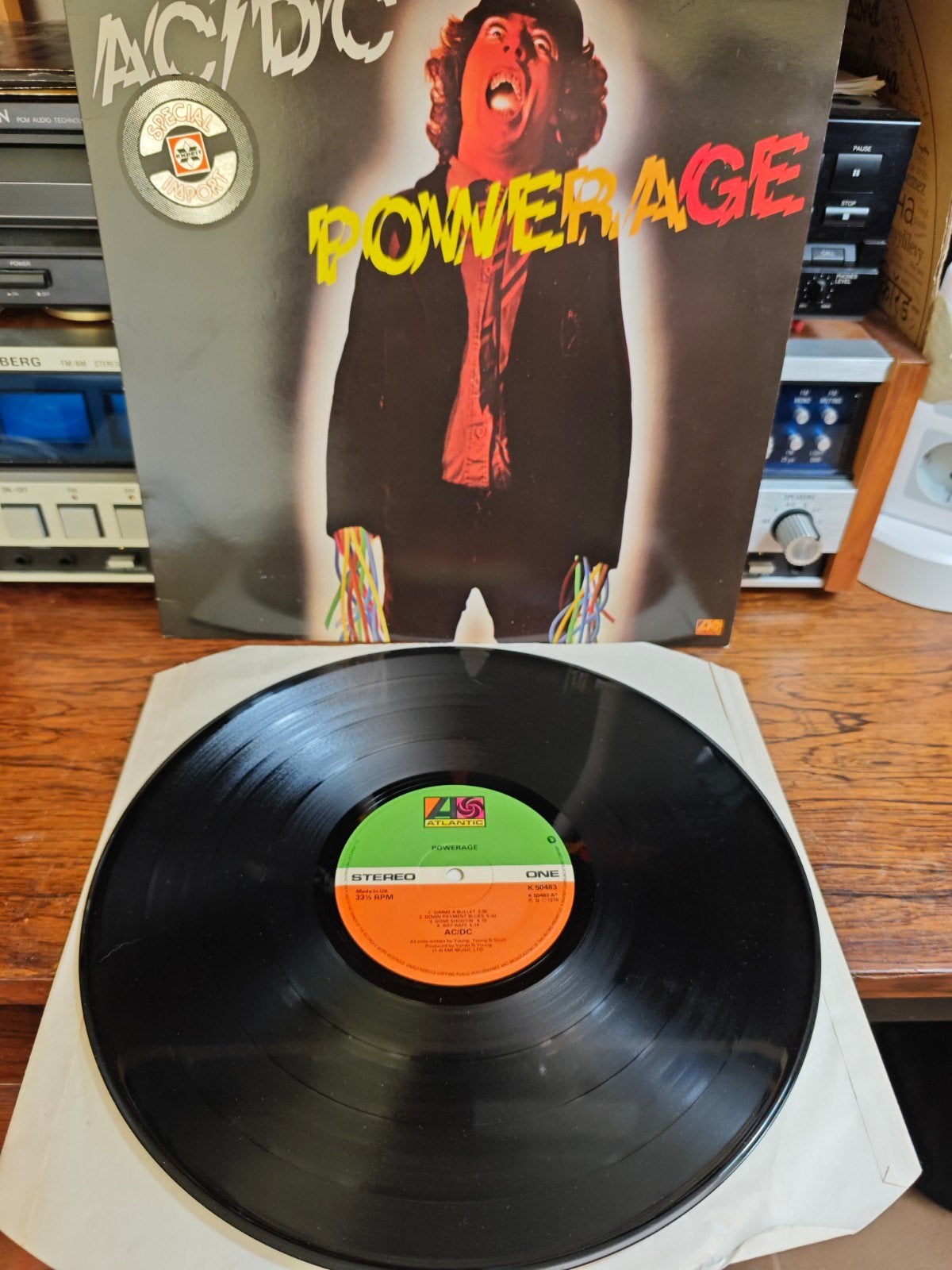 AC/DC - Powerage LP (1978) - Hard Rock Klassieker, Cd's en Dvd's, Vinyl | Rock, LP, Gebruikt, Hard Rock, Ophalen of Verzenden