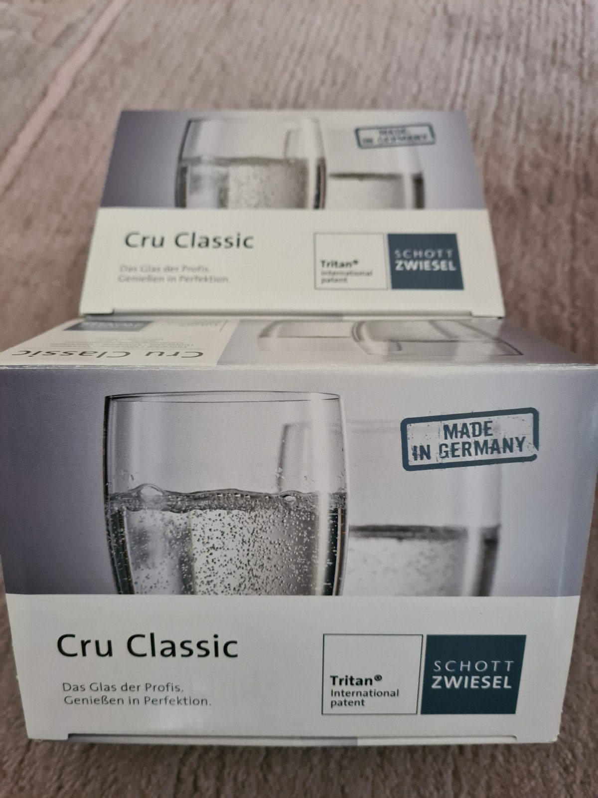 Schott Zwiesel Cru Classic Tritan Glazen (4 stuks), Ophalen, Glas of Glazen, Nieuw, Glas