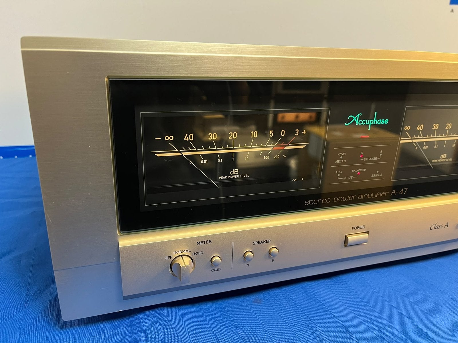 Accuphase A-47 Pure Class A Stereo Eindversterker, Overige merken, Gebruikt, ., Ophalen of Verzenden