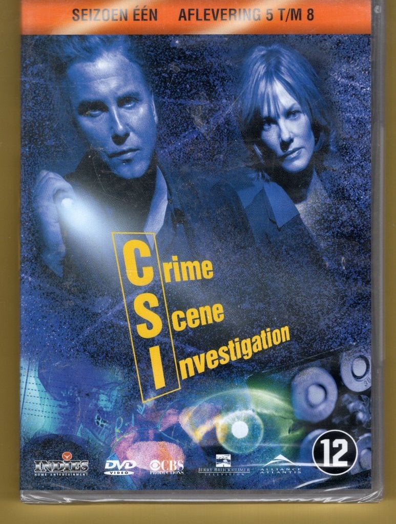 CSI Crime Scene Investigation 1.5 - 1.8 (Nieuw & Seal) DVD, Engels, Seizoen 1, Misdaad, Alle leeftijden