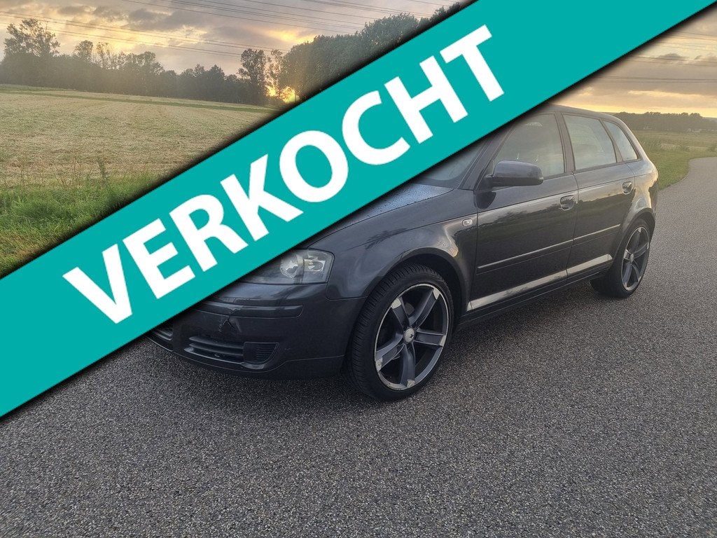 Audi A3 Sportback 1.9 TDI Attraction Pro Line leer stoelen, Auto's, Audi, Voorwielaandrijving, Gebruikt, 1295 kg, 4 cilinders