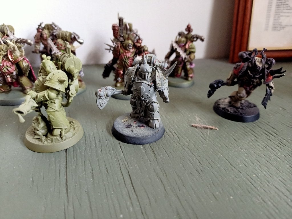 Death Guard Plague Marines 10x, Hobby en Vrije tijd, Wargaming, Gebruikt, Figuurtje(s), Ophalen of Verzenden, Warhammer 40000