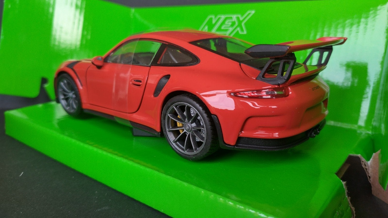 Porsche 911 GT3 RS 1:24 Welly Nex Pol, Hobby en Vrije tijd, Modelauto's | 1:24, Auto, Verzenden, ., Nieuw