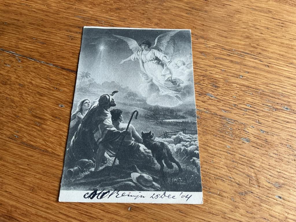 H131 Engel religieus, Ophalen of Verzenden, Voor 1920, Overige thema's