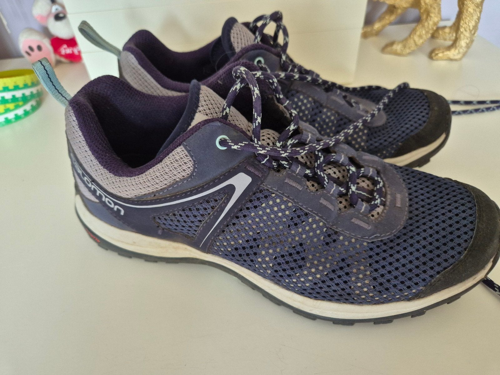 Salomon Trail Hardloopschoenen Zomer - Maat 38 2/3 paars, Overige merken, Hardloopschoenen, Ophalen of Verzenden, Zo goed als nieuw