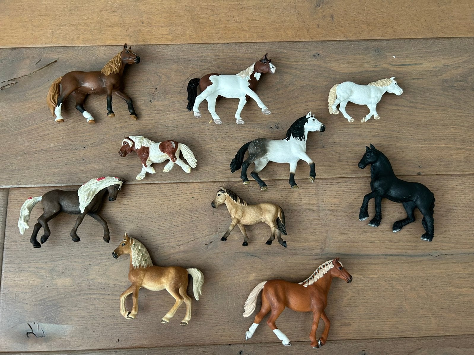 Schleich paarden bundel 4, Ophalen of Verzenden, Zo goed als nieuw, Paard, Beeldje of Figuurtje