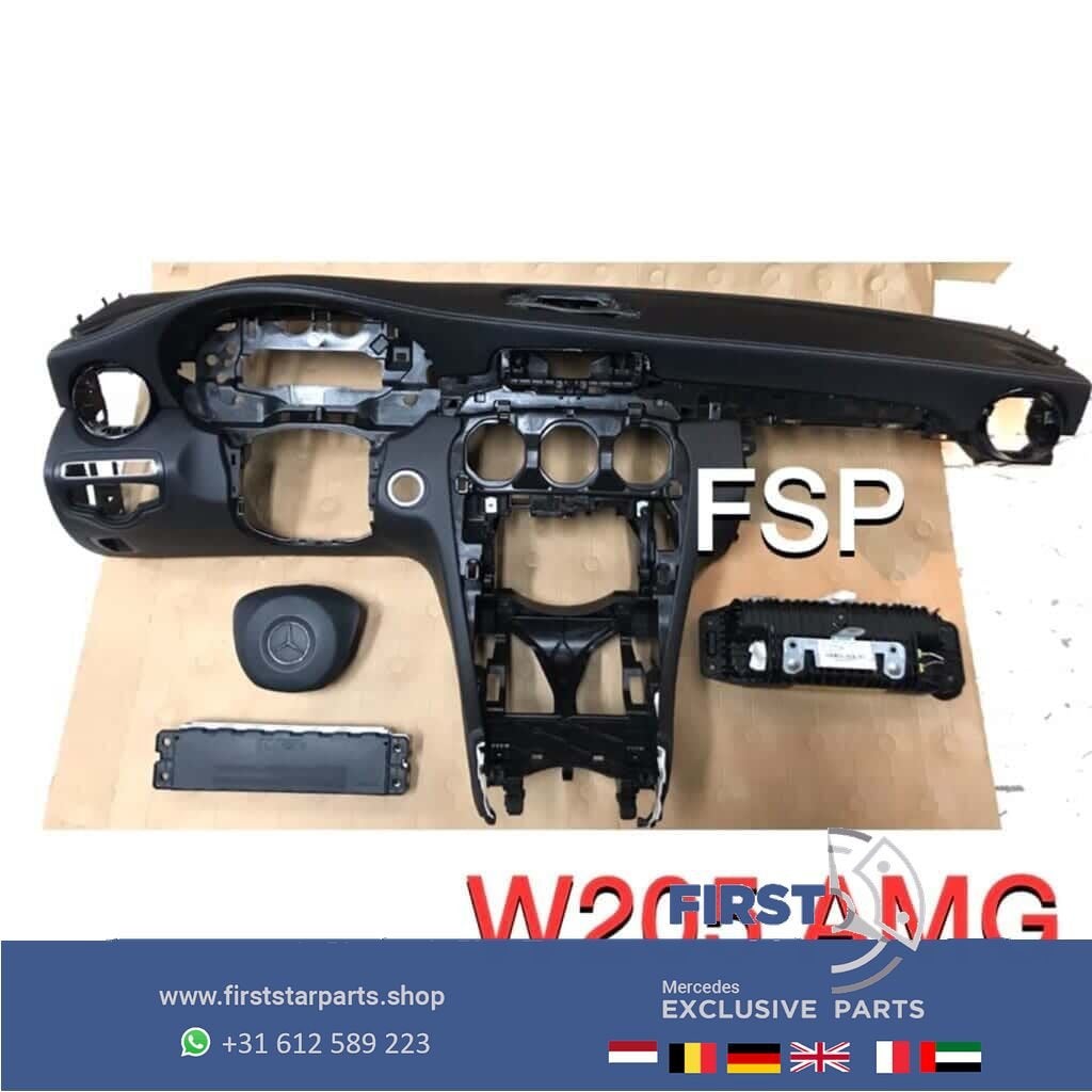W205 amg dashboard + airbag set Mercedes C Klasse C205 S205, Auto-onderdelen, Dashboard en Schakelaars, Gebruikt, -, Ophalen of Verzenden