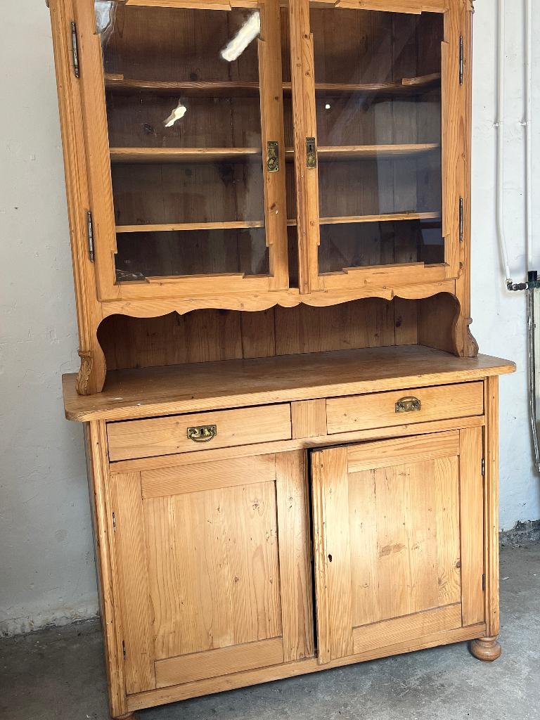 Gratis Grenen buffetkast, Huis en Inrichting, Ophalen, Gebruikt, 200 cm of meer, Grenenhout