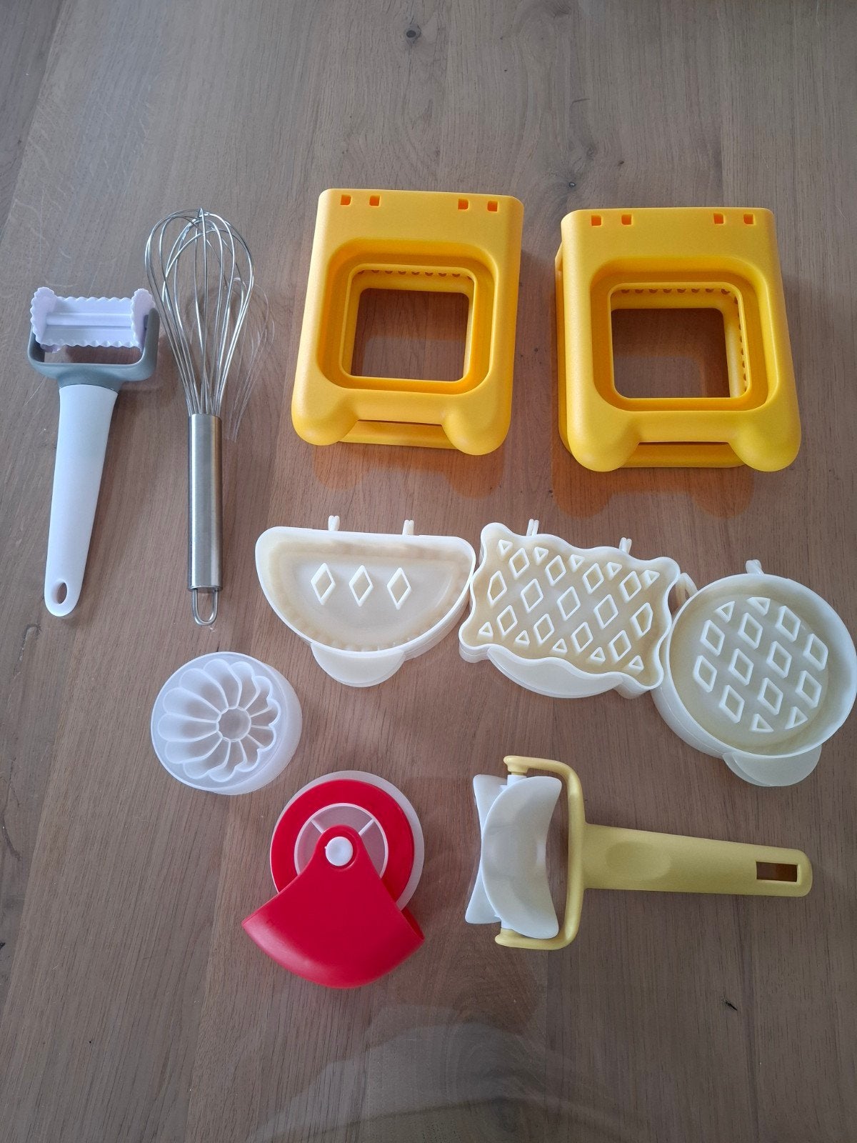 10 stuks deeg/bak accessoires in nieuwstaat, Ophalen, Zo goed als nieuw