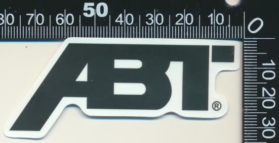 Sticker: ABT, Verzamelen, Stickers, Zo goed als nieuw, Auto of Motor, Ophalen of Verzenden