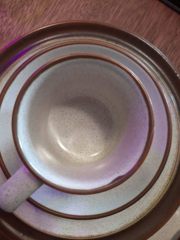 Denby vintage servies, Huis en Inrichting, Gebruikt, Overige merken, Vintage, Ophalen of Verzenden