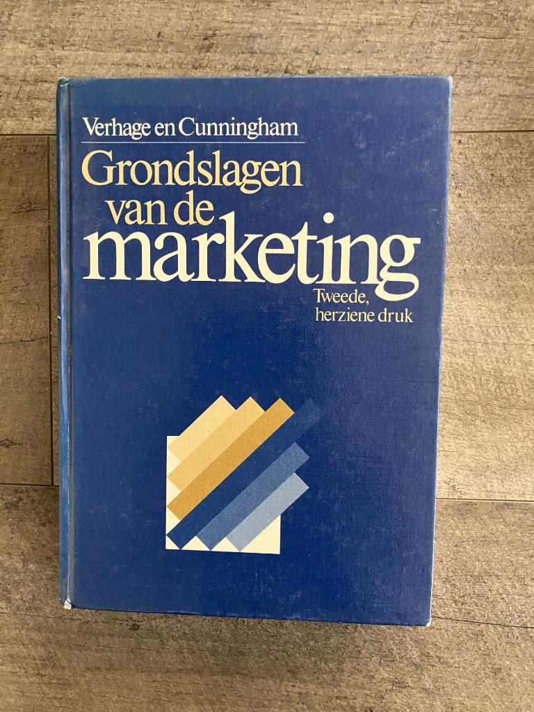 Grondslagen van de marketing, Boeken, Ophalen of Verzenden, Zo goed als nieuw, Economie en Marketing