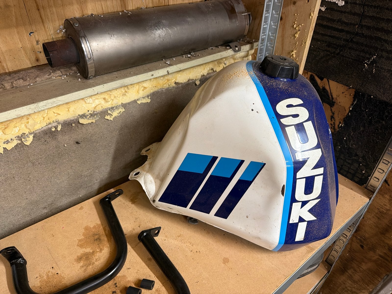 Suzuki DR600 Dakar Benzinetank, Ophalen, Gebruikt