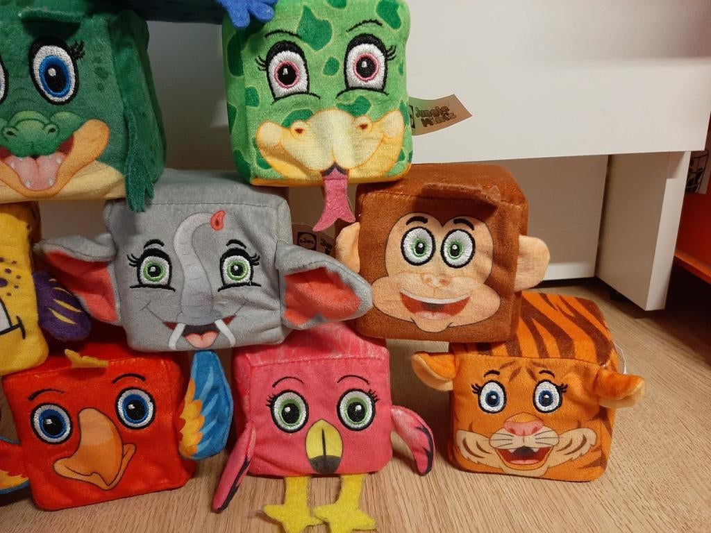 Lidl jungle mini's blokken, Verzamelen, Supermarktacties, Lidl, Ophalen of Verzenden