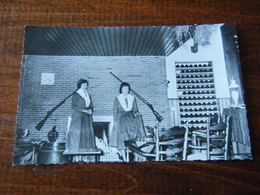 W35 - Hooghalen - Hotel Mulder - Mooi/Oud, Ophalen of Verzenden, 1940 tot 1960, Drenthe