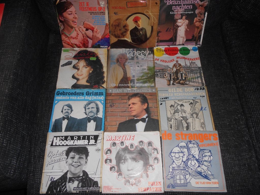 62 piraten singels, Gebruikt, 7 inch, Ophalen of Verzenden, Beschermende buitenhoes
