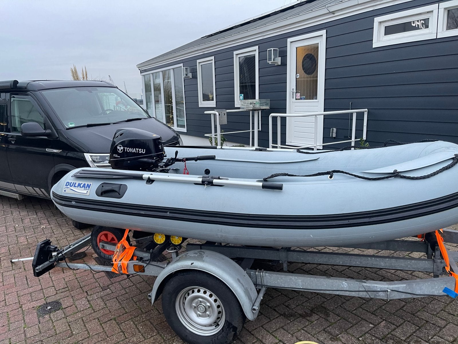 Dulkan RIB-320 met Tohatsu 20pk EFI 30uur, Watersport en Boten, Zo goed als nieuw, Ophalen, Polyester/glasvezel, Overige merken