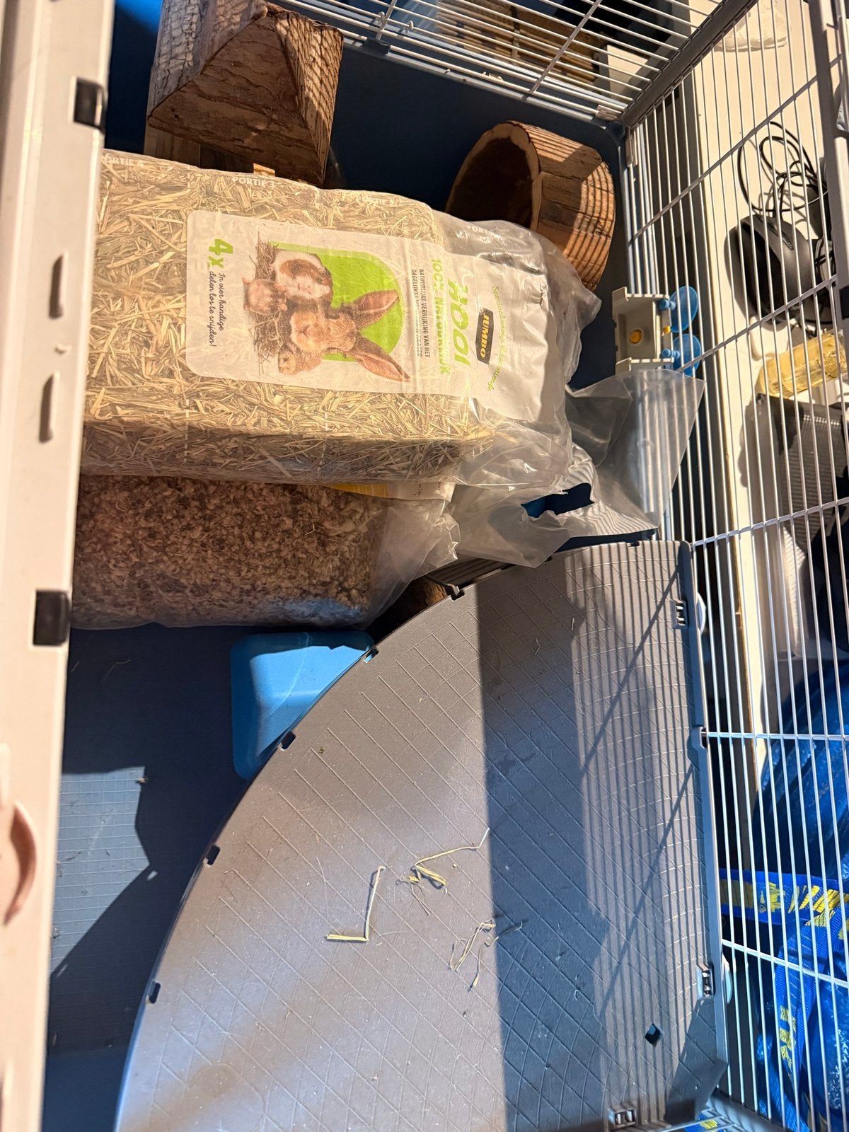 Hamsterkooi met inhoud, Ophalen, Zo goed als nieuw