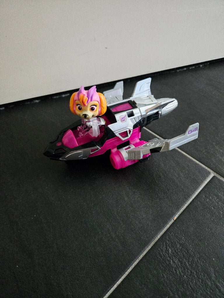 Paw Patrol Skye Jet Vliegtuig Speelgoed, Ophalen, Zo goed als nieuw