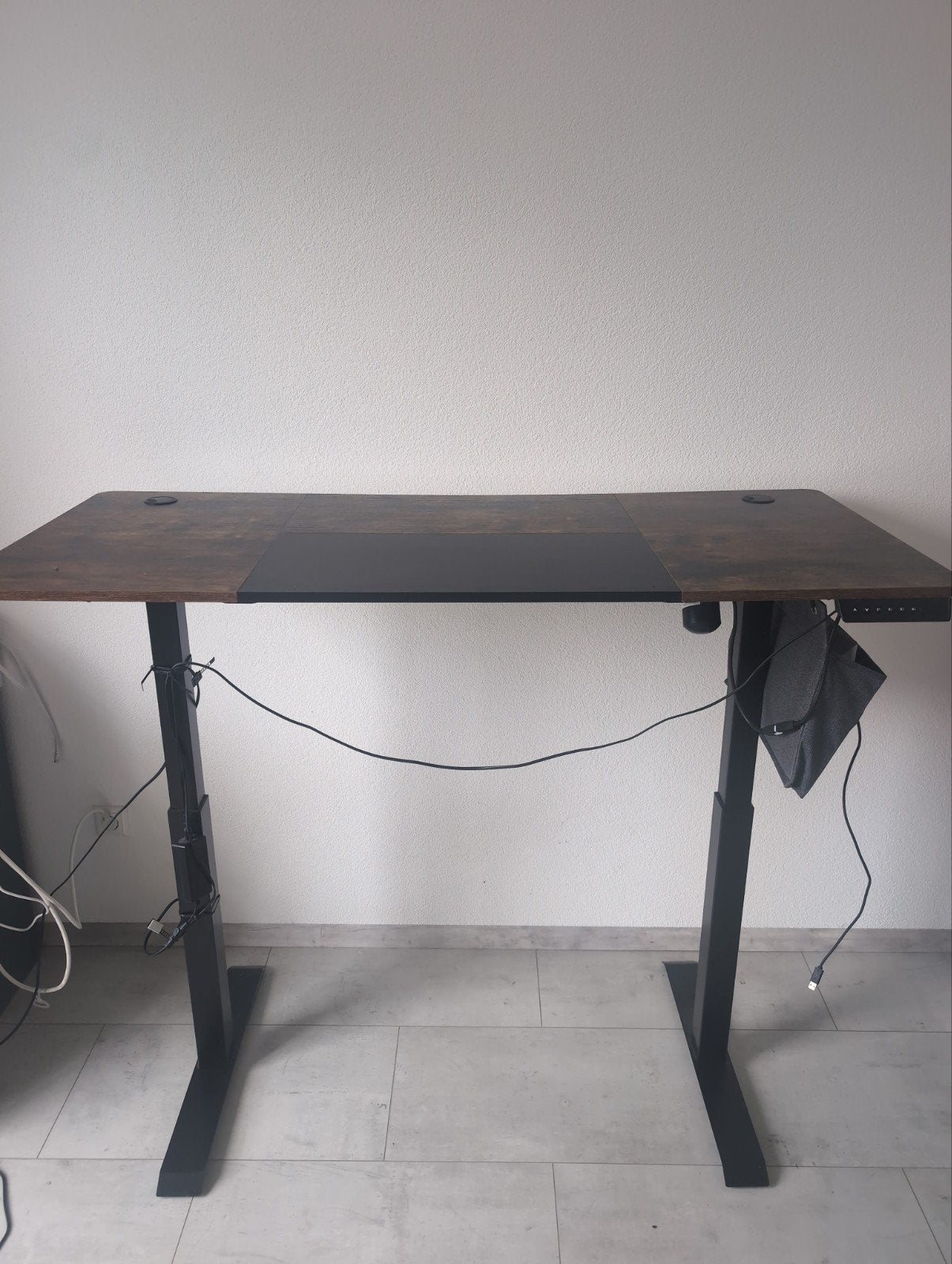 Elektrisch Zit-sta Bureau - 140 x 60 x 71-120, Huis en Inrichting, Bureaus, Ophalen, Zit-sta bureau, Hout, Bruin