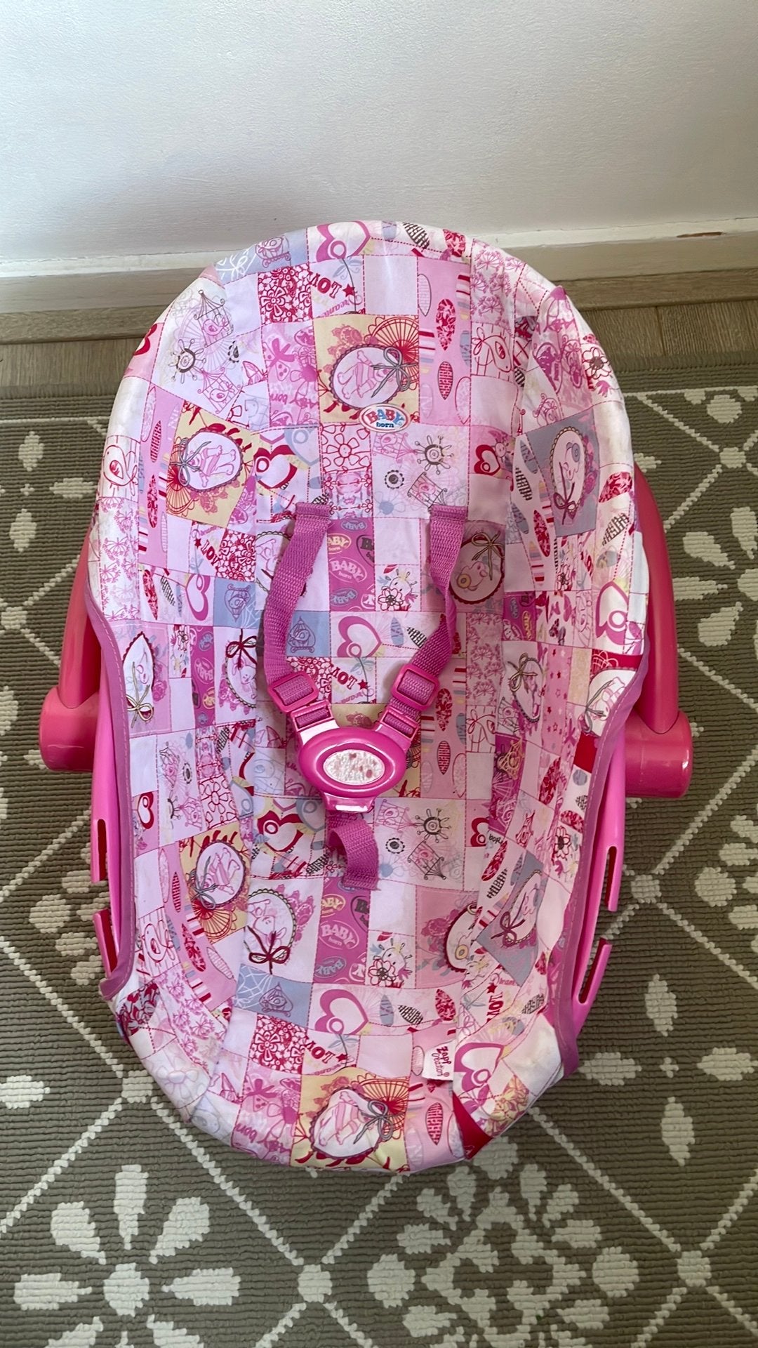 Baby born maxi cosi pop, Kinderen en Baby's, Ophalen of Verzenden, Gebruikt, Babypop