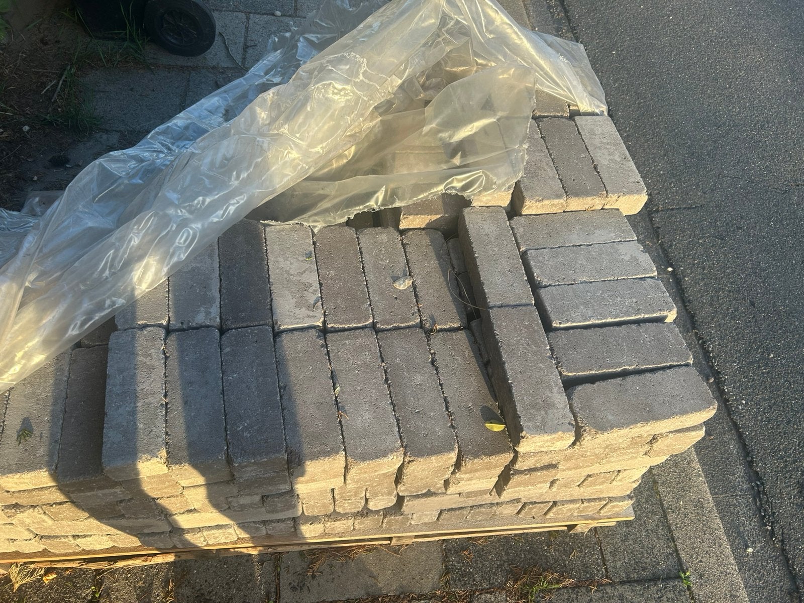250 Stonewish klinker getrommeld Dust bruin 20 x 5 x 7 cm, Ophalen, Klinkers, Nieuw, 5 tot 10 m²