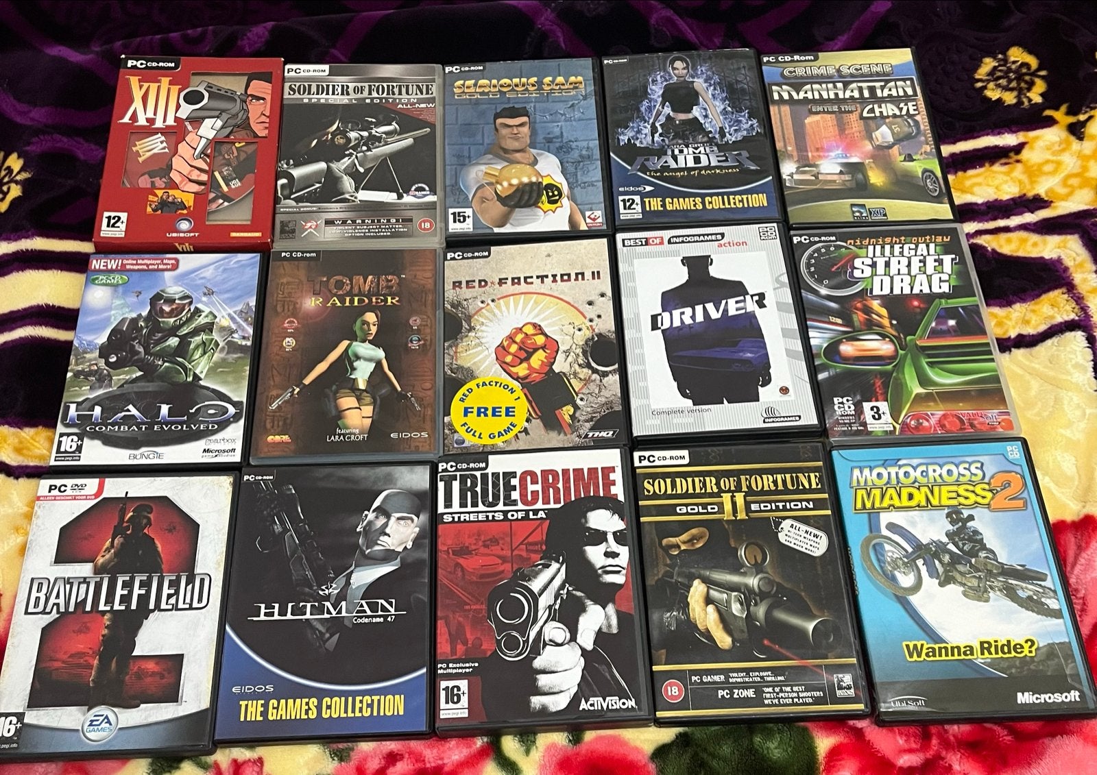 Grote collectie PC CD-ROM games - Diverse genres, Gebruikt, Overige genres, 1 speler, Eén computer