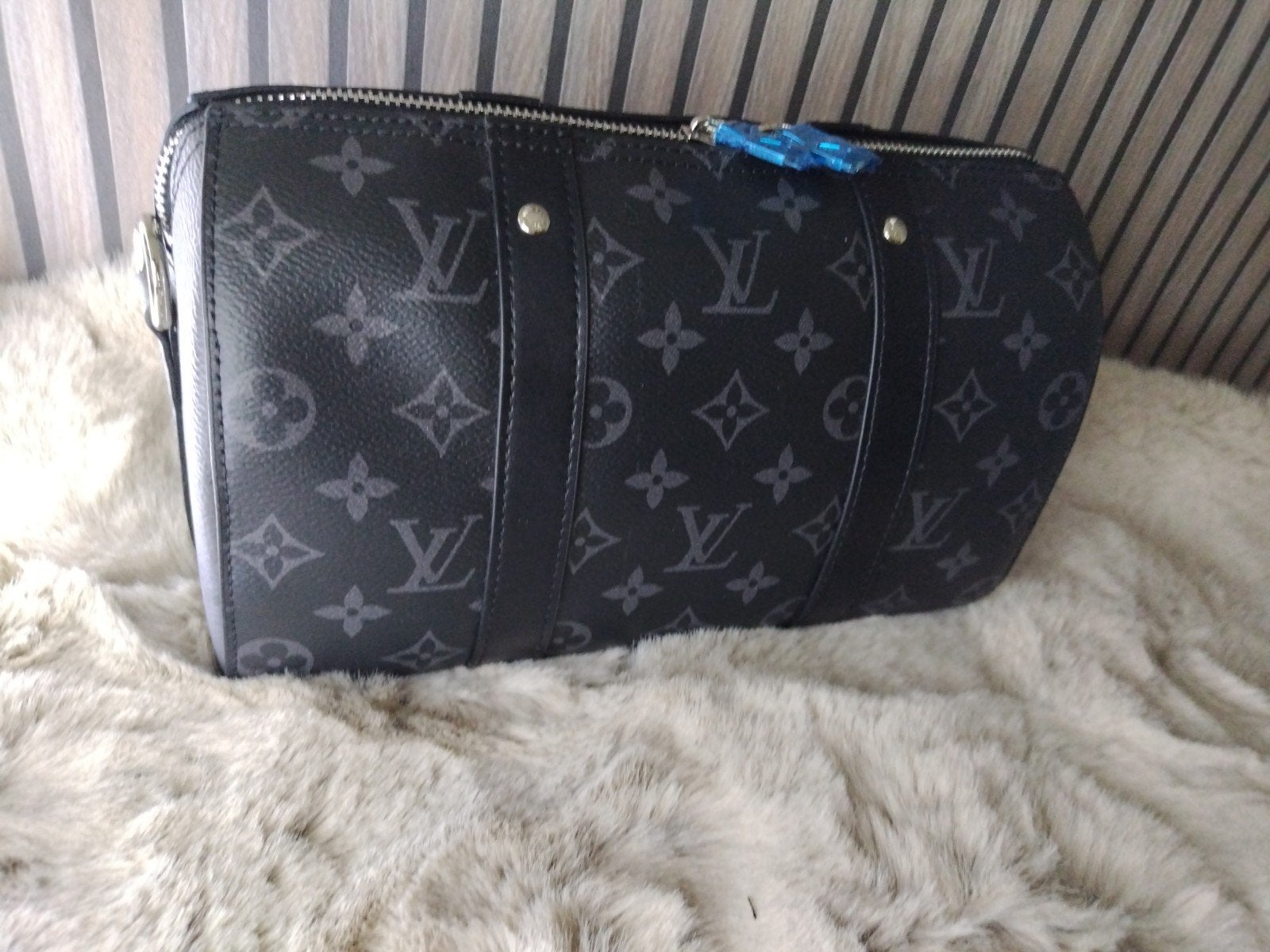 Keepall Bandoulière reistas, Ophalen of Verzenden, Zo goed als nieuw, Zwart, Handtas