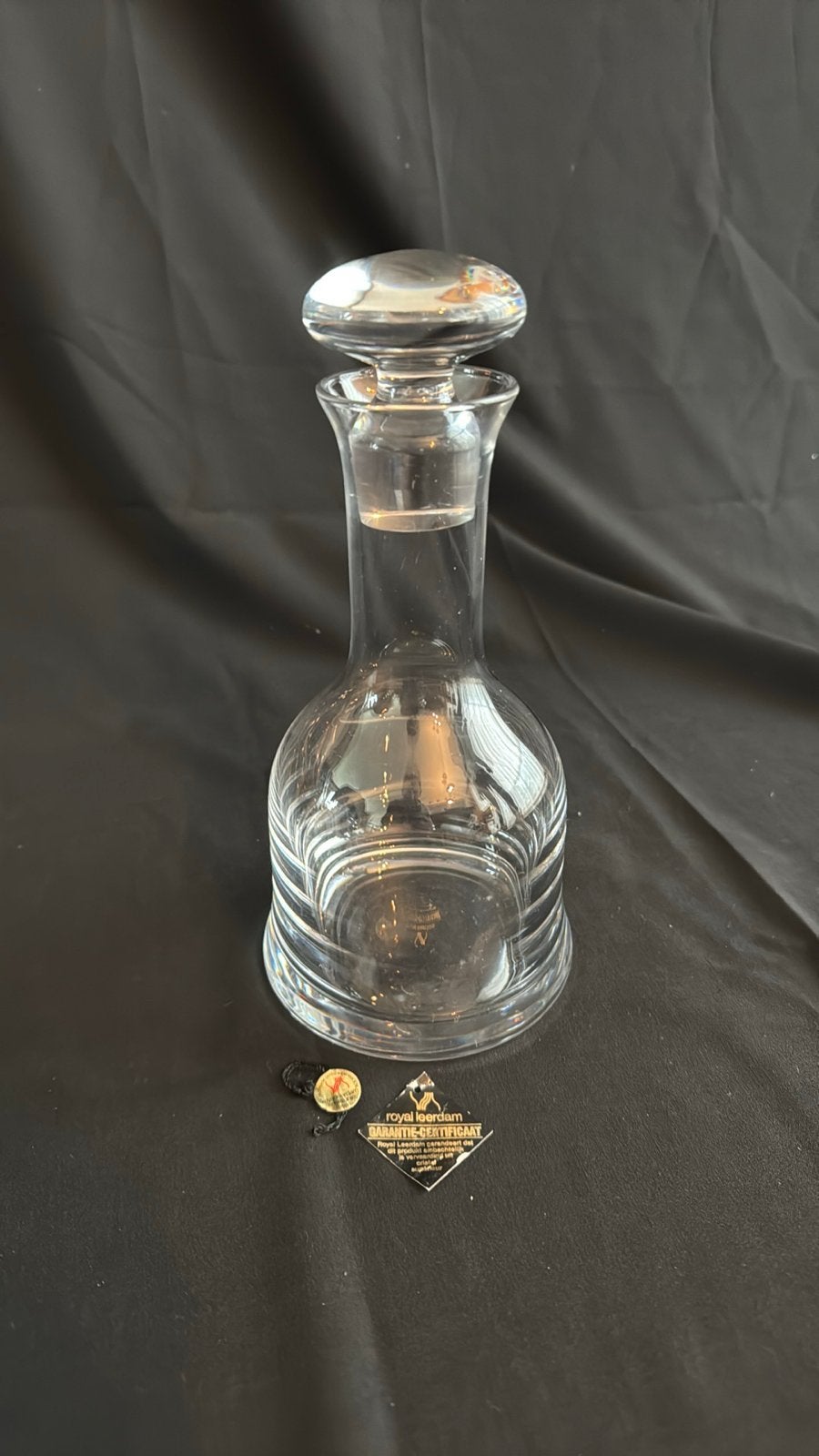 Royal Leerdam Kristallen Karaf met Garantiecertificaat, Ophalen of Verzenden