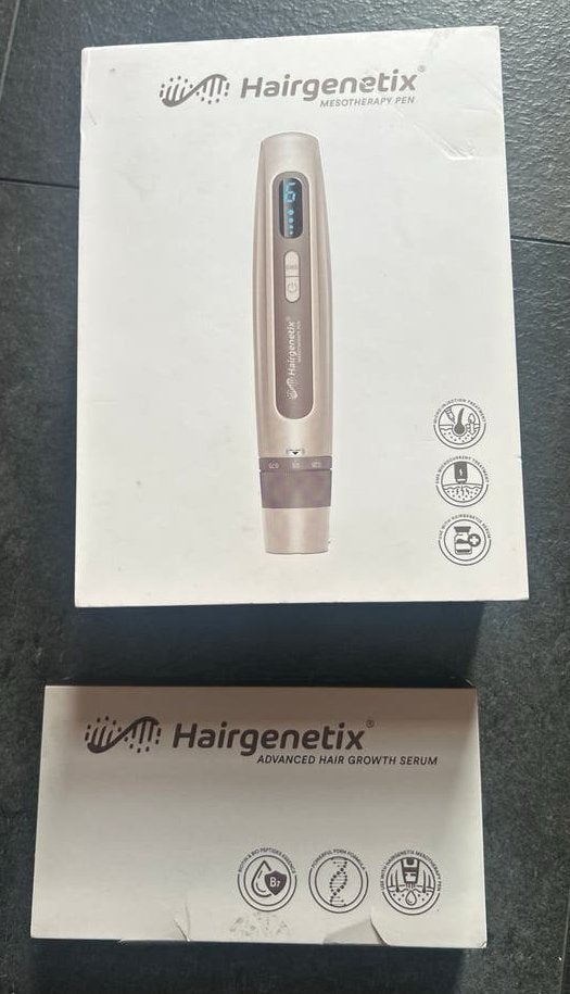 Hairgenetix MESOTHERAPIE Pen & Advanced HAAR GROEI Serum NEW, Ophalen of Verzenden, Nieuw, Haarverzorger of -hersteller