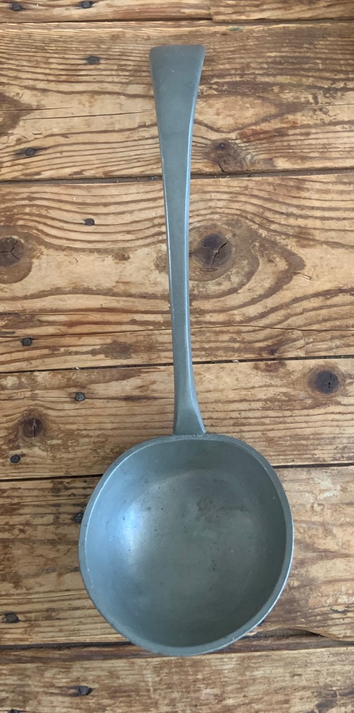 Pollepel opscheplepel tin, Ophalen of Verzenden