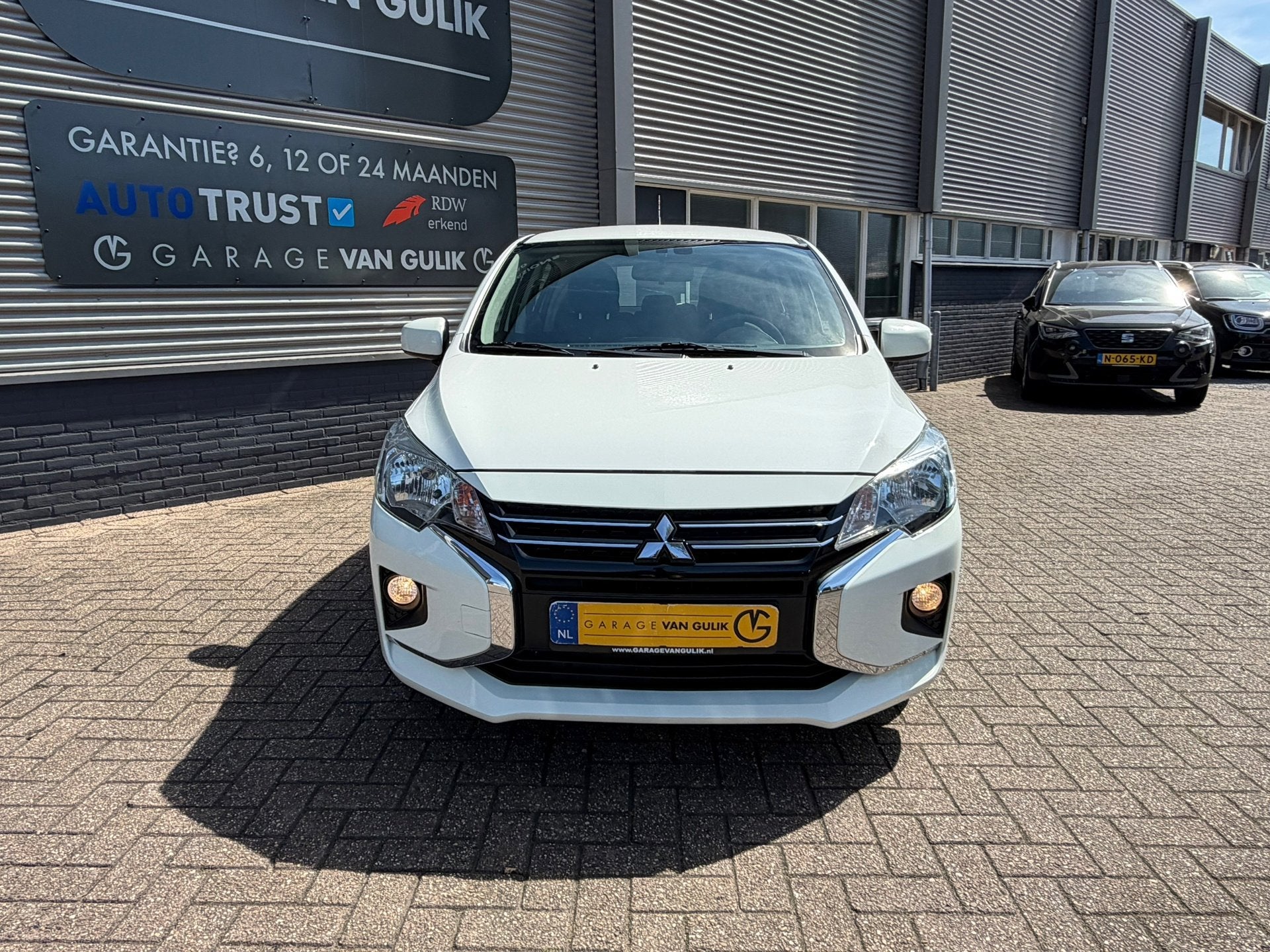 Mitsubishi Space Star 1.2 Cool+ 71PK Airco,Isofix,Carplay,El, Auto's, Mitsubishi, Voorwielaandrijving, Gebruikt, 850 kg, Wit