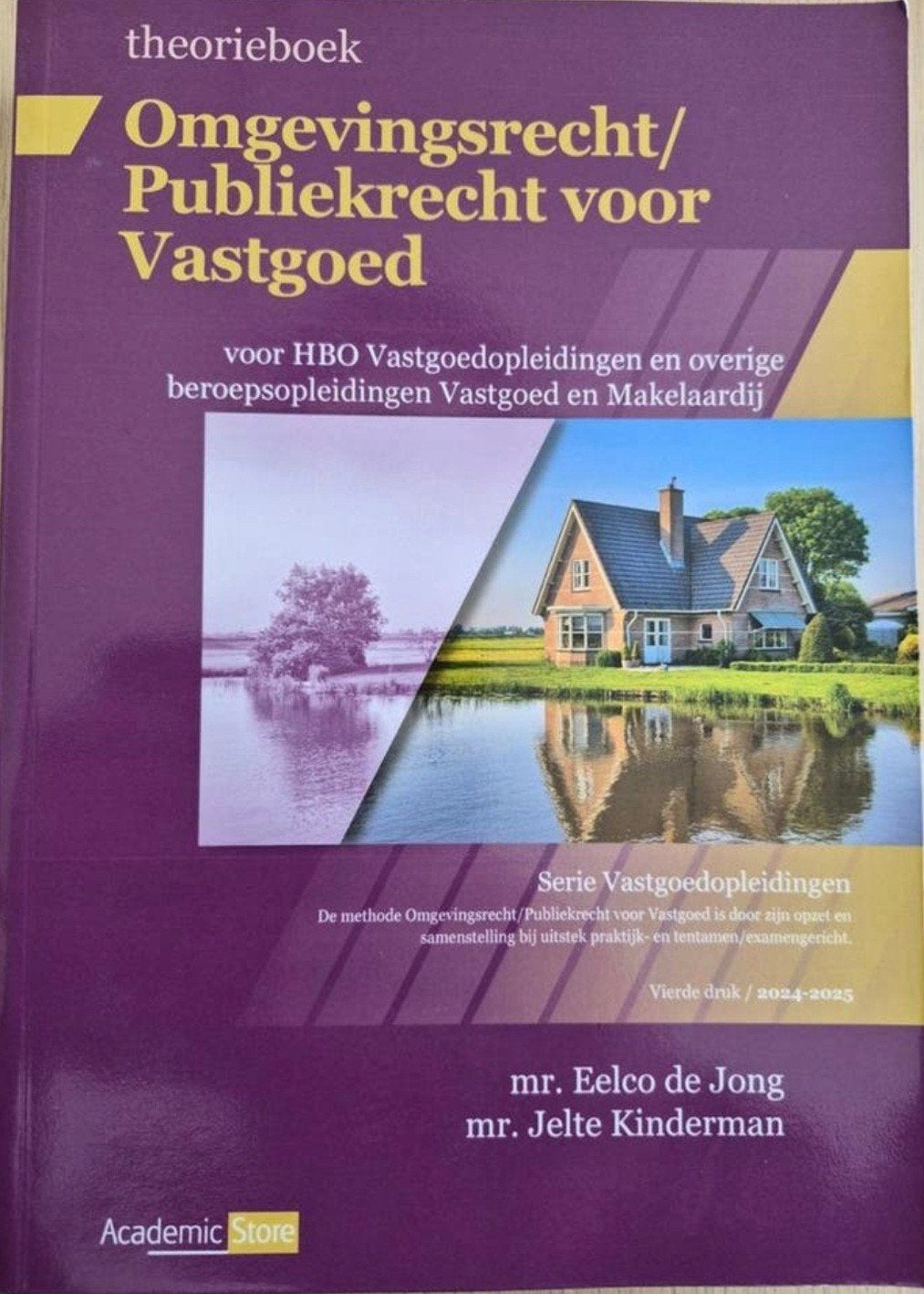 Omgevingsrecht/Publiekrecht voor Vastgoed 4e druk, Ophalen of Verzenden, Beta, Nieuw, HBO