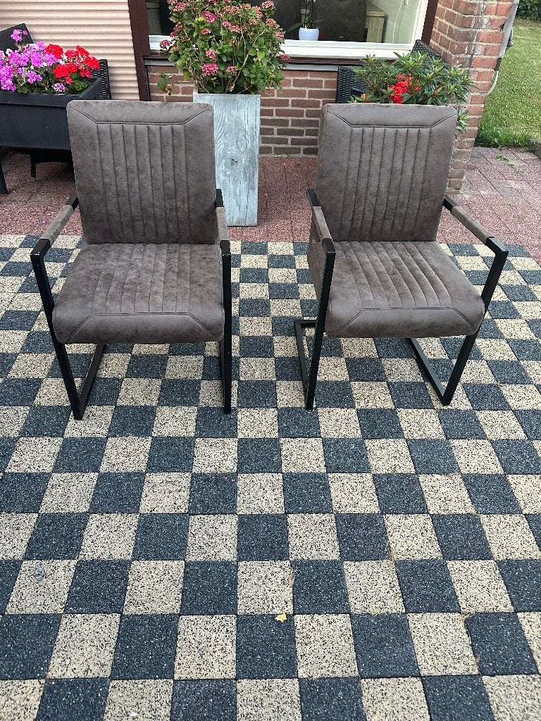 eetkamerstoelen, Ophalen, Nieuw, Bruin, Twee