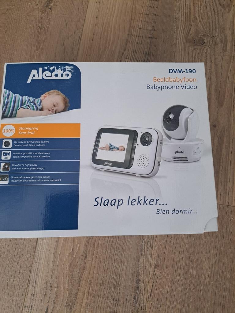 Alecto DVM-190 Beeldbabyfoon met Camera, Ophalen of Verzenden, Gebruikt, 250 meter of meer, Camera