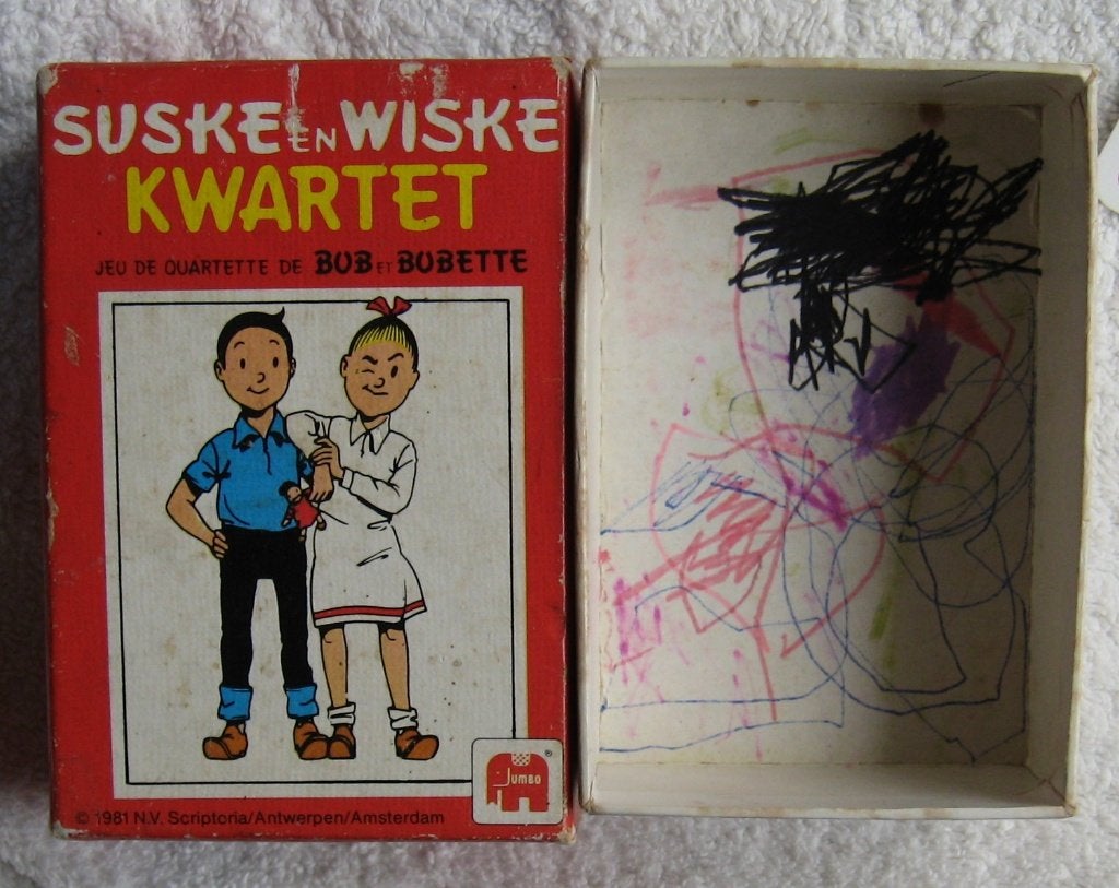 Suske en Wiske (Bob et Bobette) kwartetspel, Verzamelen, Ophalen of Verzenden, Suske en Wiske, Gebruikt, Boek of Spel