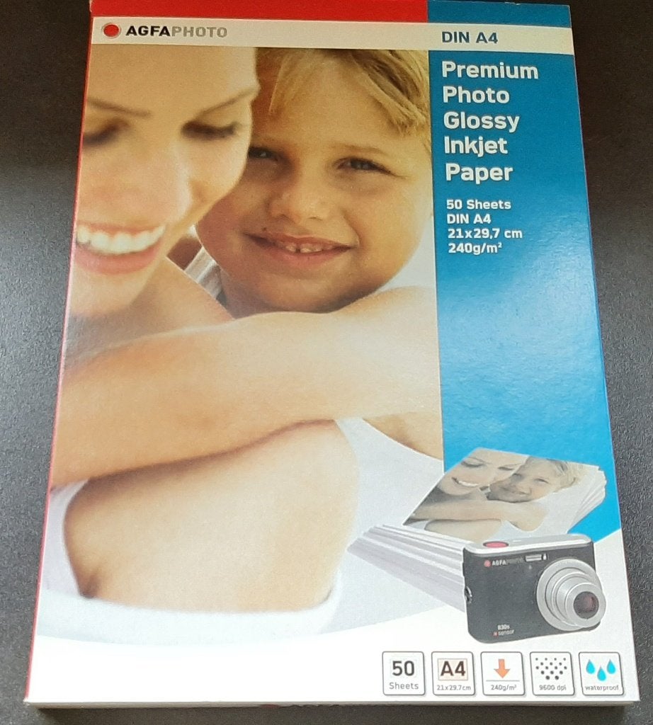Fotopapier - A4, A4, Agfa, Nieuw, Glanzend